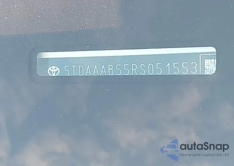 2024 Toyota Grand Highlander Xle from USA, damaged, VIN 5TDAAAB55RS051553